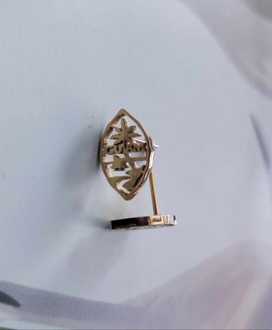 Guam Seal Earring Studs