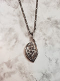 Guam Seal & Hook Pendant (HOLLOW BACK) and Necklace