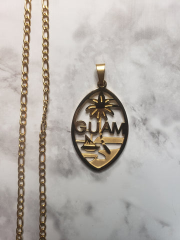 Guam Seal Heritage Pendant and Necklace