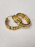Bamboo Earrings (Double) Large
