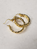 Bamboo Earrings (Double) Large