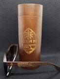 Guam Seal Bamboo SUNGLASSES & CASE