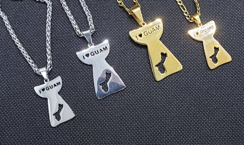 Latte Stone Pendant and Necklace