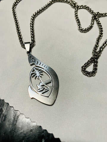 Guam Seal & Hook Iconic Pendant and Necklace
