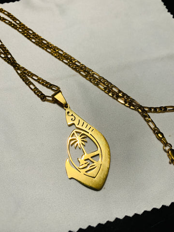 Guam Seal & Hook Iconic Pendant and Necklace